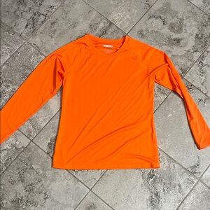 Women's Long Sleeve Orange Top
